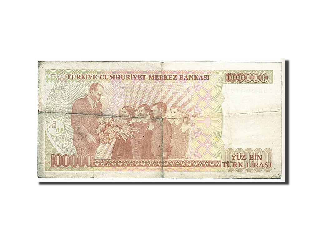 Banknote, Turkey, 100,000 Lira, 1997, VF(20-25)