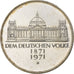 GERMANY - FEDERAL REPUBLIC, 5 Mark, 1971, Karlsruhe, Silver, MS(60-62), KM:128.1