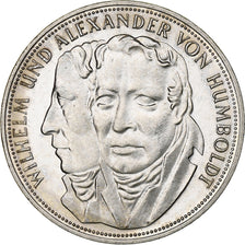 GERMANIA - REPUBBLICA FEDERALE, 5 Mark, 1967, Stuttgart, Argento, SPL, KM:120.1