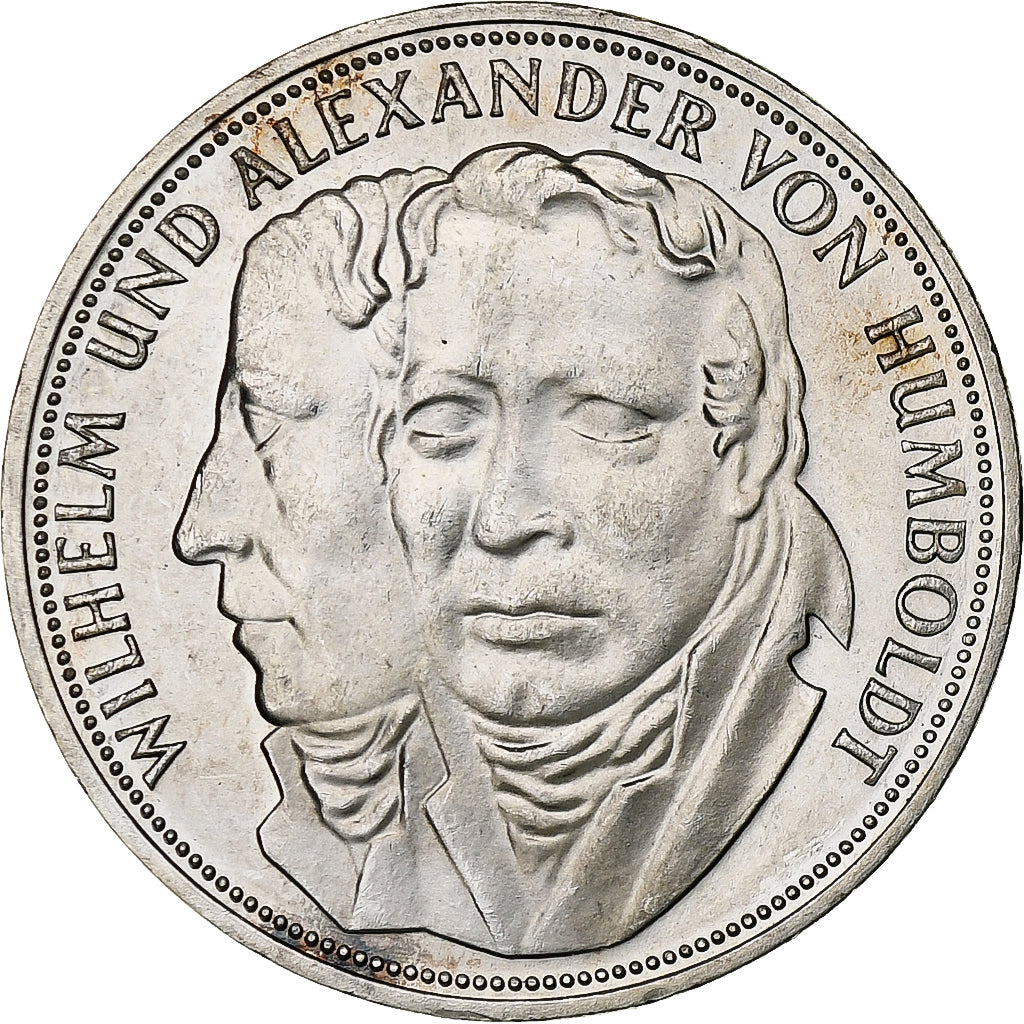 GERMANY - FEDERAL REPUBLIC, 5 Mark, 1967, Stuttgart, Silver, MS(60-62), KM:120.1