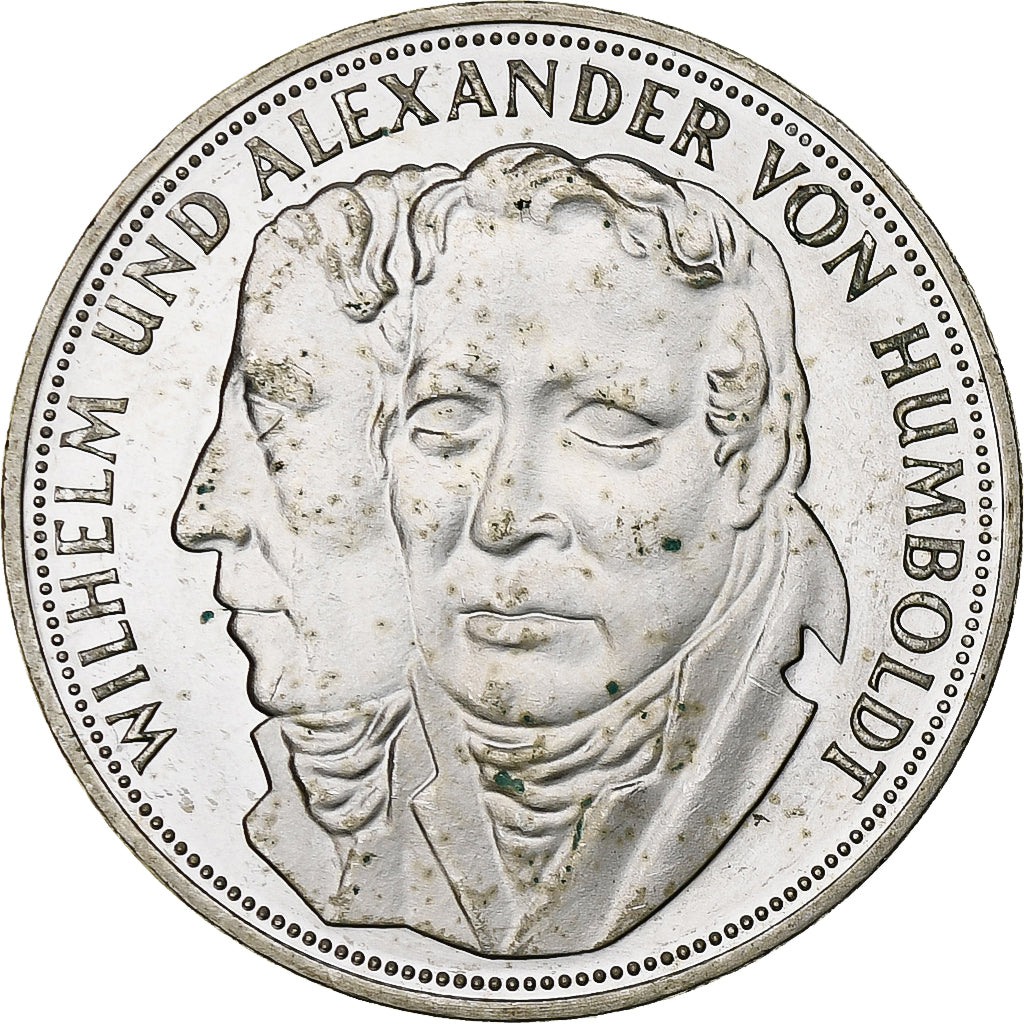 GERMANY - FEDERAL REPUBLIC, 5 Mark, 1967, Stuttgart, Silver, MS(60-62), KM:120.1