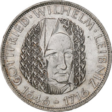 ALEMANIA - REPÚBLICA FEDERAL, 5 Mark, 1966, Munich, Plata, MBC+, KM:119.1