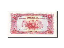 Banknote, Lao, 10 Kip, KM:20a, UNC(63)