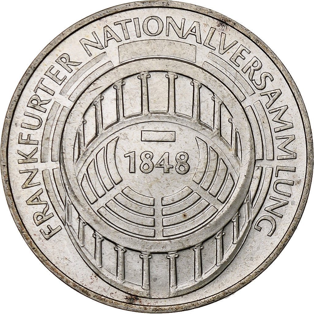 GERMANY - FEDERAL REPUBLIC, 5 Mark, 1973, Karlsruhe, Silver, AU(55-58), KM:137