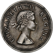 Münze, Südafrika, Elizabeth II, 5 Shillings, 1953, SS+, Silber, KM:52