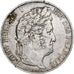 Monnaie,France,Louis-Philippe,5 Francs,1845, Lille,TB+,KM 749.13,Gad 678a
