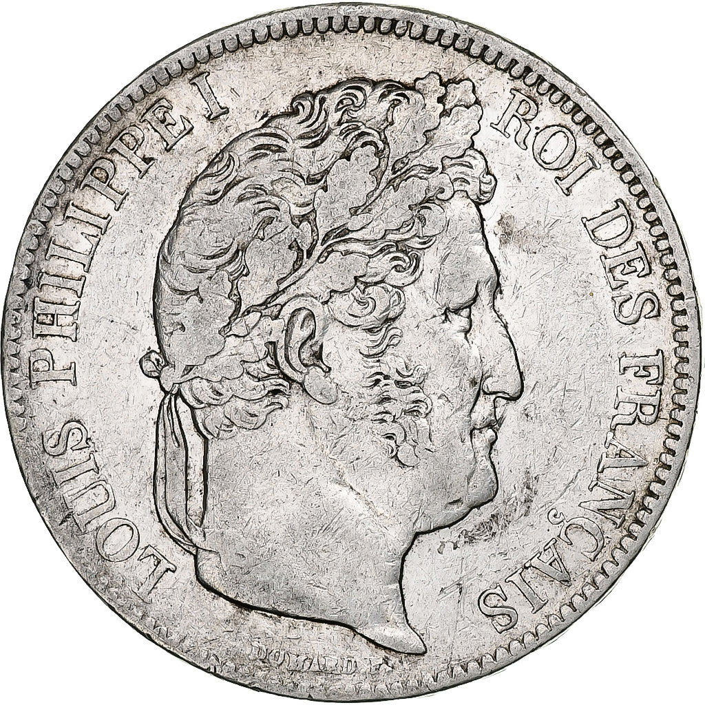 Coin, France, Louis-Philippe, 5 Francs, 1838, Paris, VF(30-35), Silver