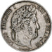 France, 5 Francs, Louis-Philippe, 1845, Strasbourg, Silver, EF(40-45)