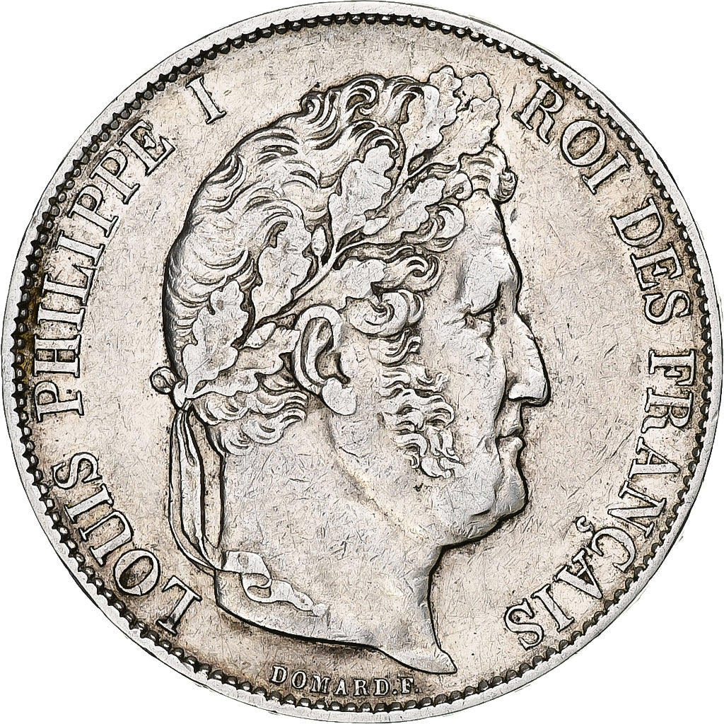 Coin, France, Louis-Philippe, 5 Francs, 1848, Paris, EF(40-45), Silver