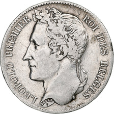 Coin, Belgium, Leopold I, 5 Francs, 5 Frank, 1849, VF(30-35), Silver, KM:3.2