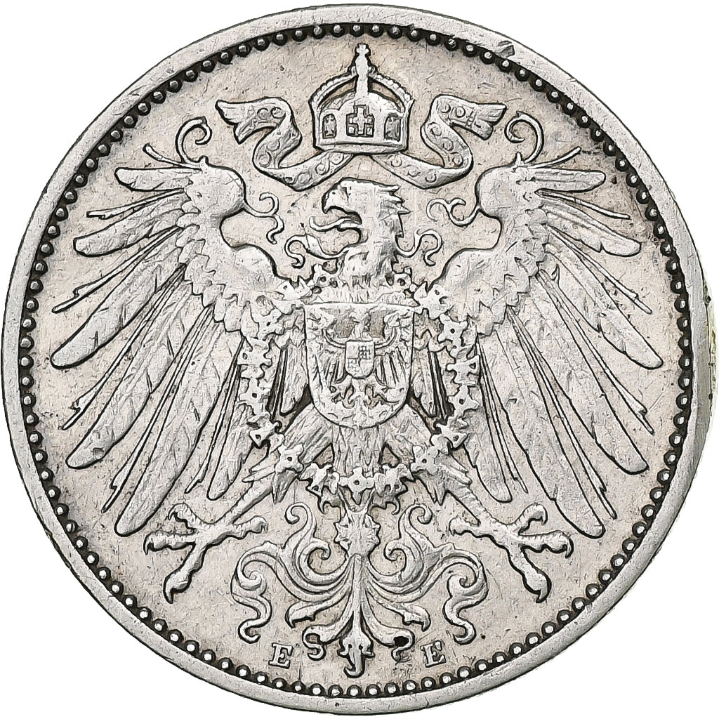 Coin, GERMANY - EMPIRE, Wilhelm II, Mark, 1904, Muldenhütten, EF(40-45)