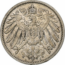 GERMANY - EMPIRE, Wilhelm II, Mark, 1904, Berlin, Silver, VF(30-35), KM:14