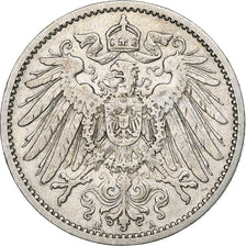 Coin, GERMANY - EMPIRE, Wilhelm II, Mark, 1904, Berlin, EF(40-45), Silver, KM:14