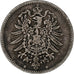 GERMANY - EMPIRE, Wilhelm I, Mark, 1873, Munich, Silver, EF(40-45), KM:7