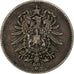 GERMANY - EMPIRE, Wilhelm I, Mark, 1886, Dresde, Silber, SS, KM:7