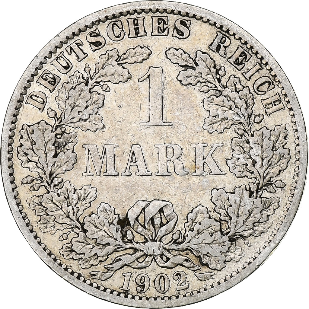 Münze, GERMANY - EMPIRE, Wilhelm II, Mark, 1902, Berlin, SS, Silber, KM:14