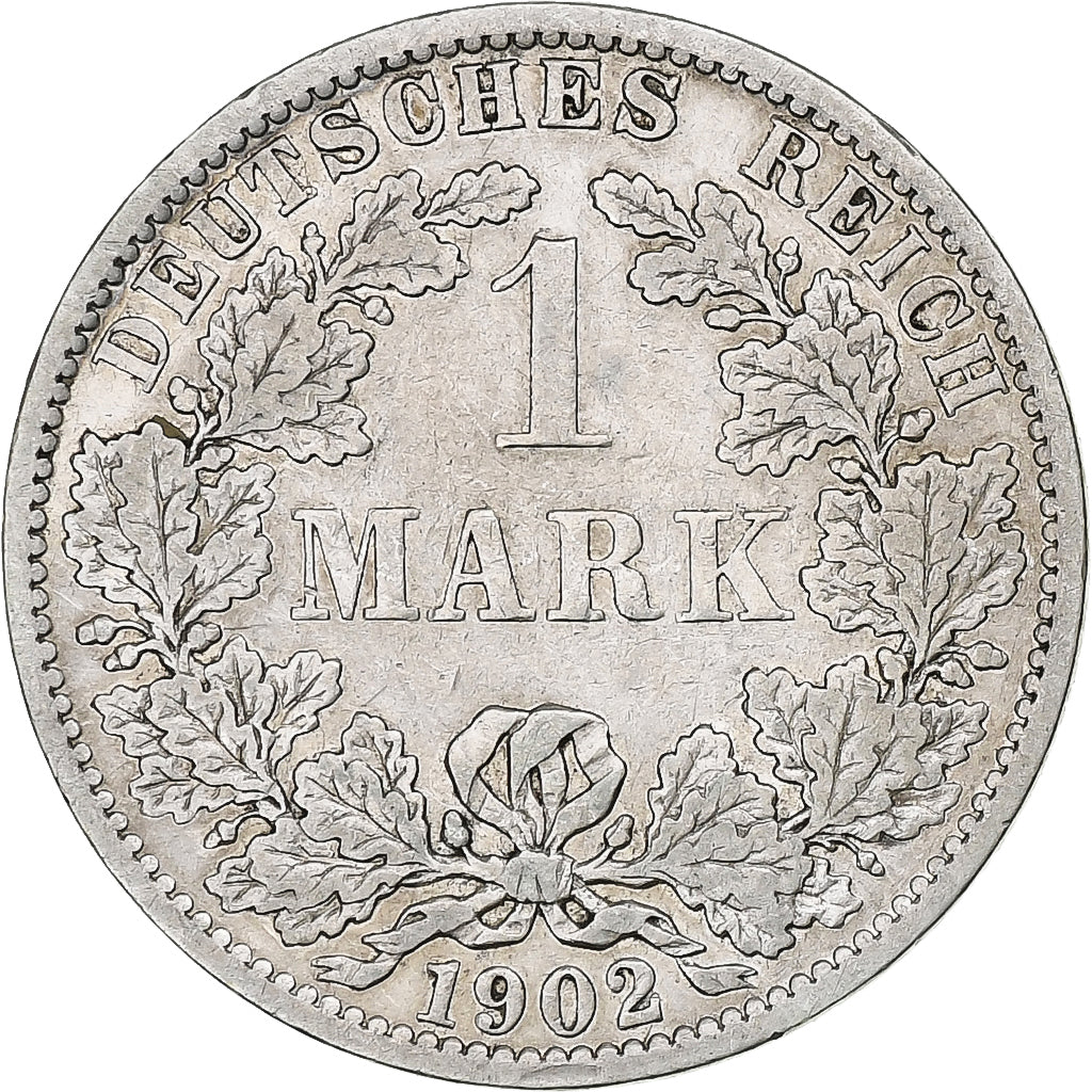 Münze, GERMANY - EMPIRE, Wilhelm II, Mark, 1902, Berlin, SS, Silber, KM:14