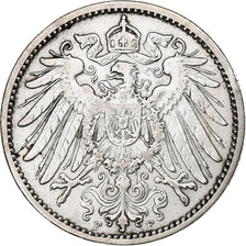 GERMANY - EMPIRE, Wilhelm II, Mark, 1902, Stuttgart, Silver, EF(40-45), KM:14
