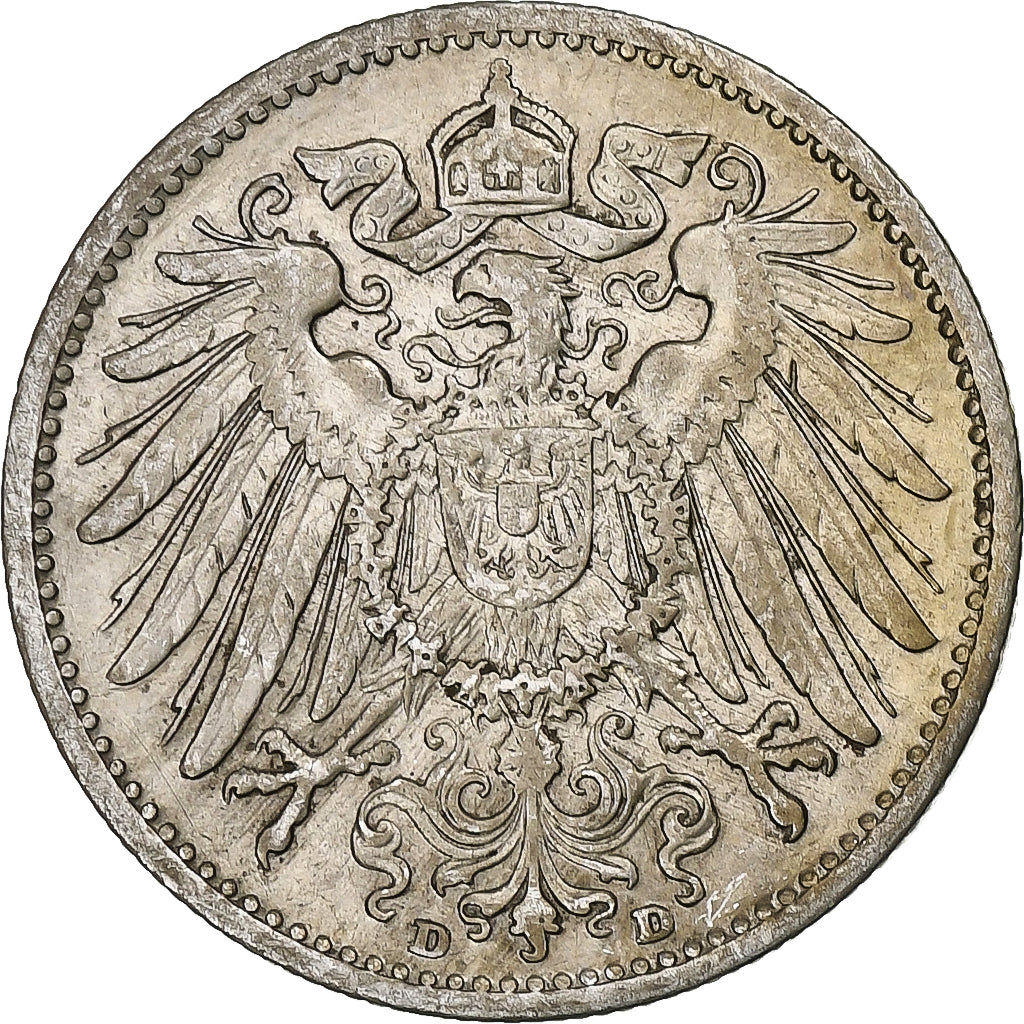 Münze, GERMANY - EMPIRE, Wilhelm II, Mark, 1902, Munich, SS, Silber, KM:14