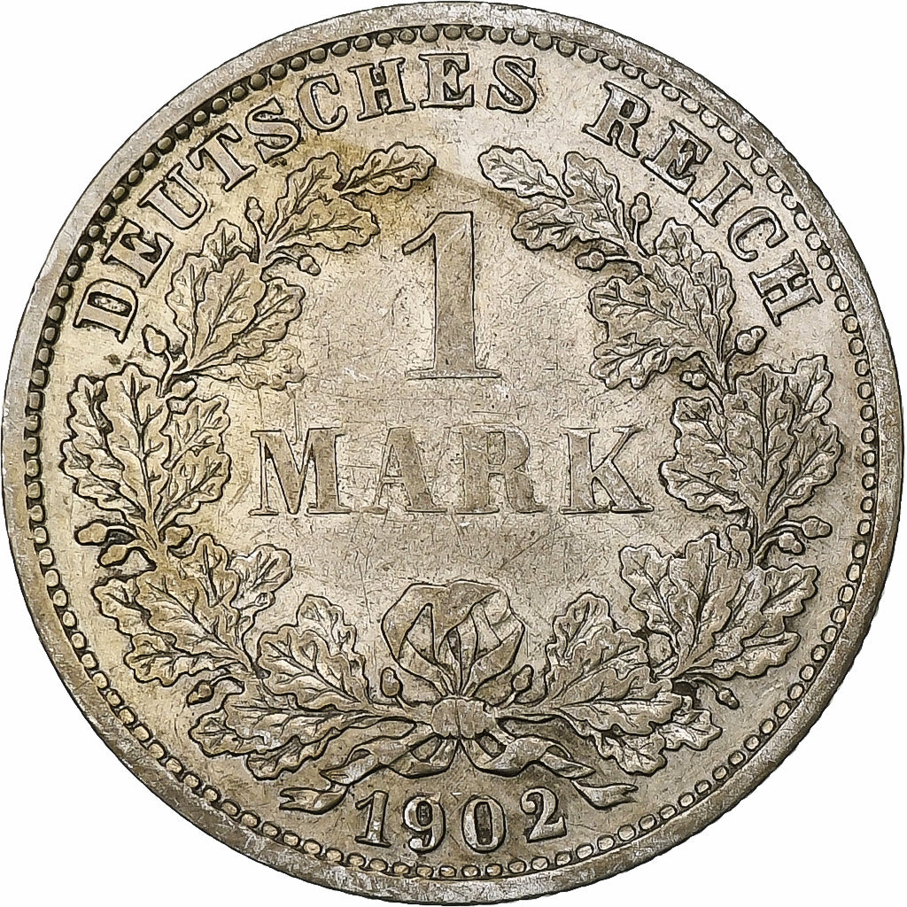 Münze, GERMANY - EMPIRE, Wilhelm II, Mark, 1902, Munich, SS, Silber, KM:14