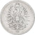 GERMANIA - IMPERO, Wilhelm I, Mark, 1876, Darmstadt, Argento, MB, KM:7