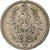 GERMANY - EMPIRE, Wilhelm I, Mark, 1878, Hambourg, Silber, S, KM:7