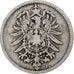 GERMANY - EMPIRE, Wilhelm I, Mark, 1878, Hambourg, Silber, S+, KM:7