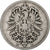 Moneda, ALEMANIA - IMPERIO, Wilhelm I, Mark, 1878, Stuttgart, BC+, Plata, KM:7