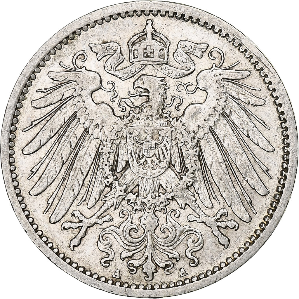 GERMANY - EMPIRE, Wilhelm II, Mark, 1906, Berlin, Silber, SS+, KM:14