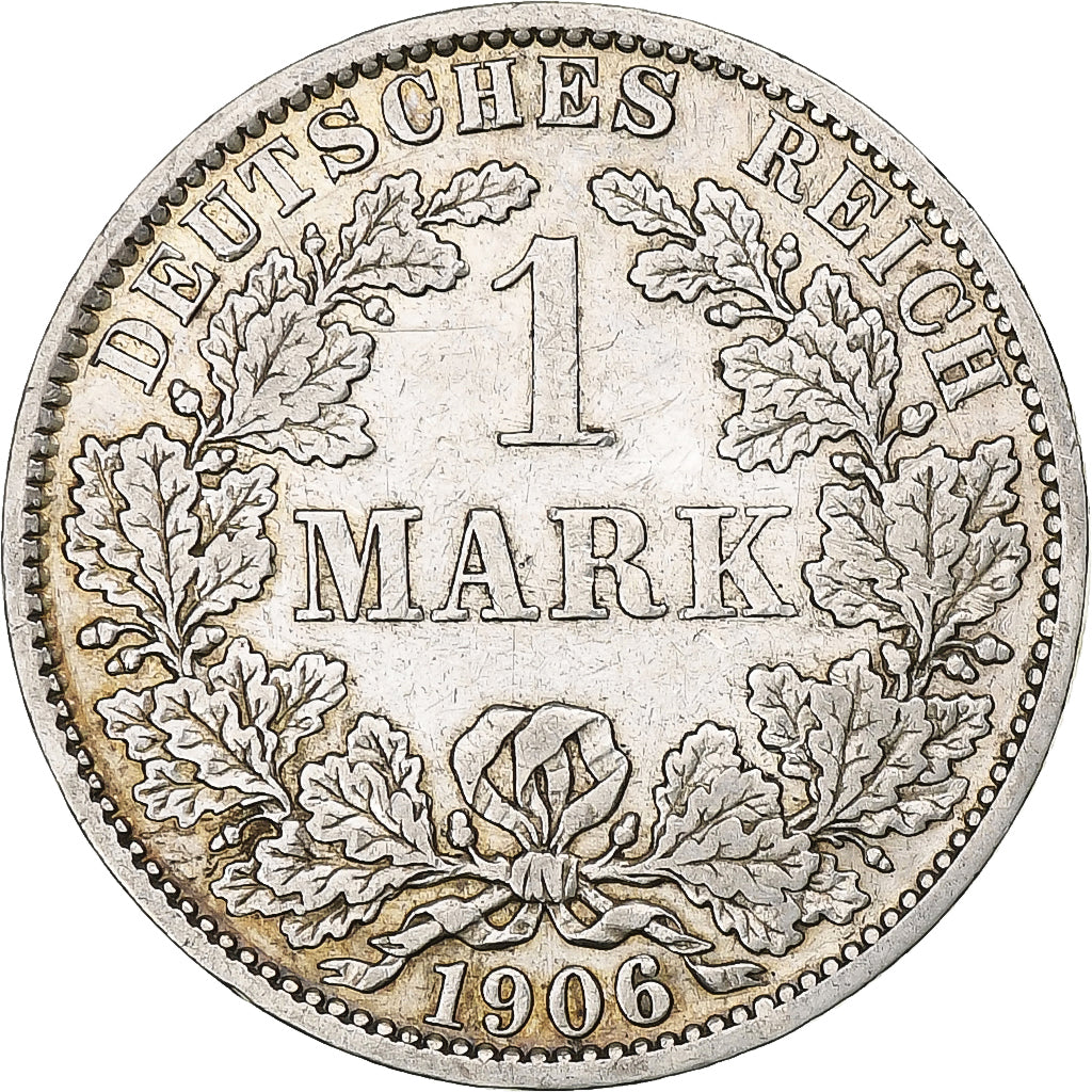 GERMANY - EMPIRE, Wilhelm II, Mark, 1906, Berlin, Silber, SS+, KM:14
