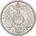 Coin, GERMANY - EMPIRE, Wilhelm II, Mark, 1906, Stuttgart, AU(50-53), Silver