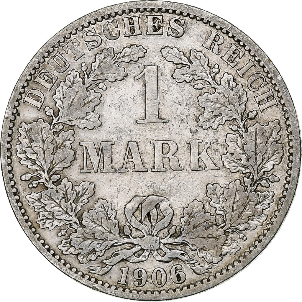 GERMANY - EMPIRE, Wilhelm II, Mark, 1906, Berlin, Silber, SS, KM:14