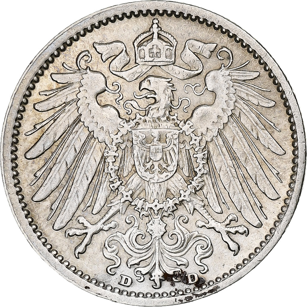 Münze, GERMANY - EMPIRE, Wilhelm II, Mark, 1906, Munich, SS, Silber, KM:14