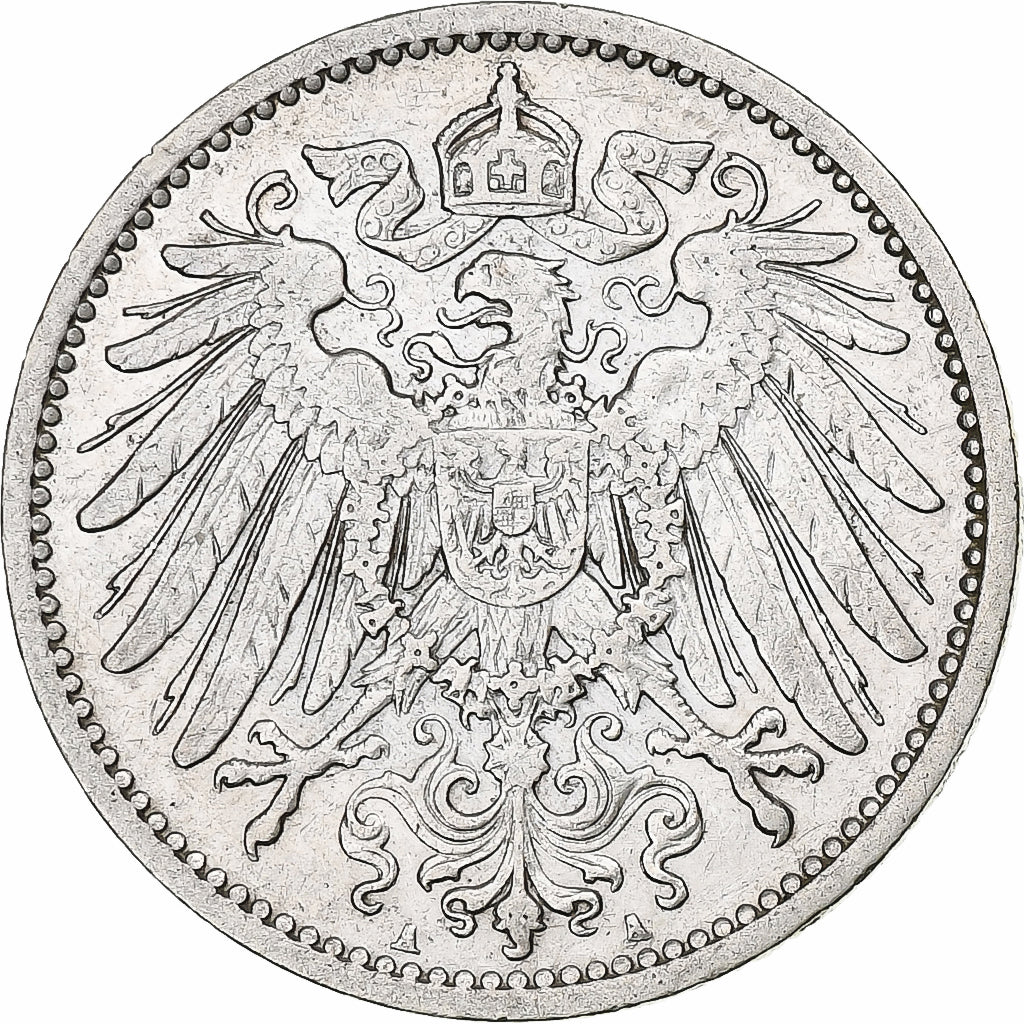 Coin, GERMANY - EMPIRE, Wilhelm II, Mark, 1906, Berlin, EF(40-45), Silver, KM:14