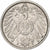 GERMANY - EMPIRE, Wilhelm II, Mark, 1892, Stuttgart, Silber, SS, KM:14
