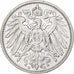 GERMANY - EMPIRE, Wilhelm II, Mark, 1893, Muldenhütten, Silver, AU(50-53)
