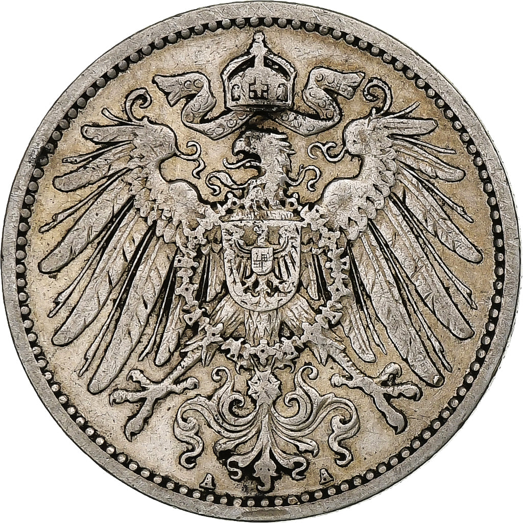 Münze, GERMANY - EMPIRE, Wilhelm II, Mark, 1898, Berlin, S, Silber, KM:14