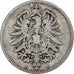 GERMANY - EMPIRE, Wilhelm I, Mark, 1875, Frankfurt, Silber, S+, KM:7