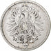 GERMANY - EMPIRE, Wilhelm I, Mark, 1876, Berlin, VF(30-35), Silver, KM:7