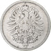 GERMANY - EMPIRE, Wilhelm I, Mark, 1876, Berlin, Silver, VF(20-25), KM:7