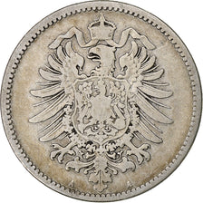 GERMANY - EMPIRE, Wilhelm I, Mark, 1876, Berlin, Silver, VF(20-25), KM:7