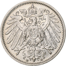 GERMANY - EMPIRE, Wilhelm II, Mark, 1912, Munich, Silver, AU(50-53), KM:14