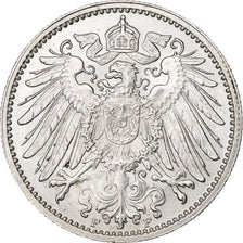 Moneda, ALEMANIA - IMPERIO, Wilhelm II, Mark, 1916, Stuttgart, MBC+, Plata