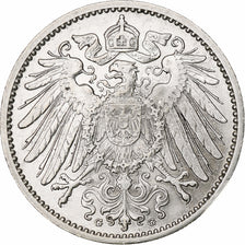 GERMANY - EMPIRE, Wilhelm II, Mark, 1910, Karlsruhe, Silver, AU(50-53), KM:14