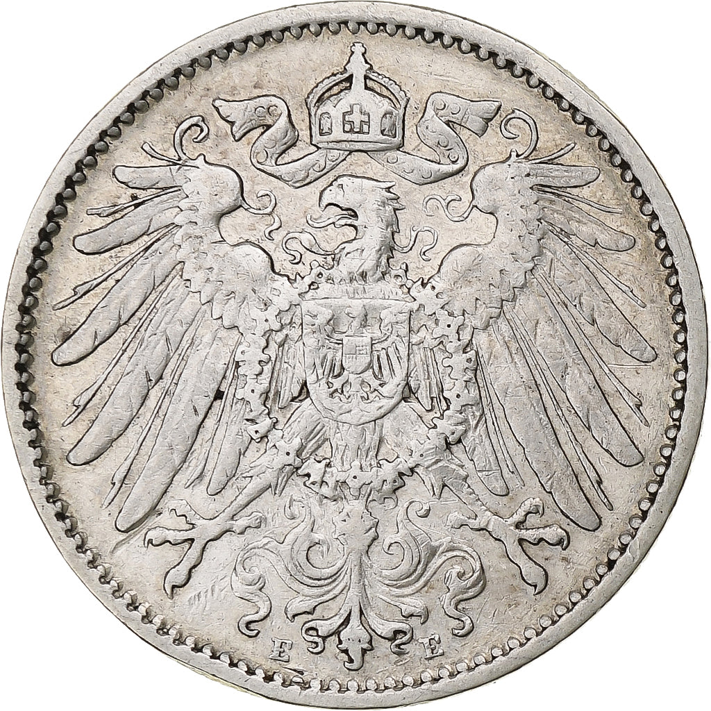 Münze, GERMANY - EMPIRE, Wilhelm II, Mark, 1903, Muldenhütten, SS, Silber