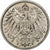 GERMANIA - IMPERO, Wilhelm II, Mark, 1907, Stuttgart, Argento, BB, KM:14