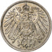 GERMANY - EMPIRE, Wilhelm II, Mark, 1914, Berlin, AU(55-58), Silver, KM:14