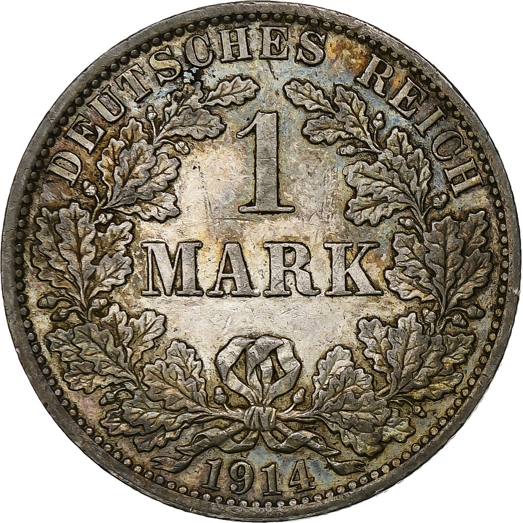 GERMANIA - IMPERO, Wilhelm II, Mark, 1914, Berlin, Argento, SPL-, KM:14
