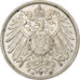 GERMANIA - IMPERO, Wilhelm II, Mark, 1914, Munich, Argento, BB+, KM:14