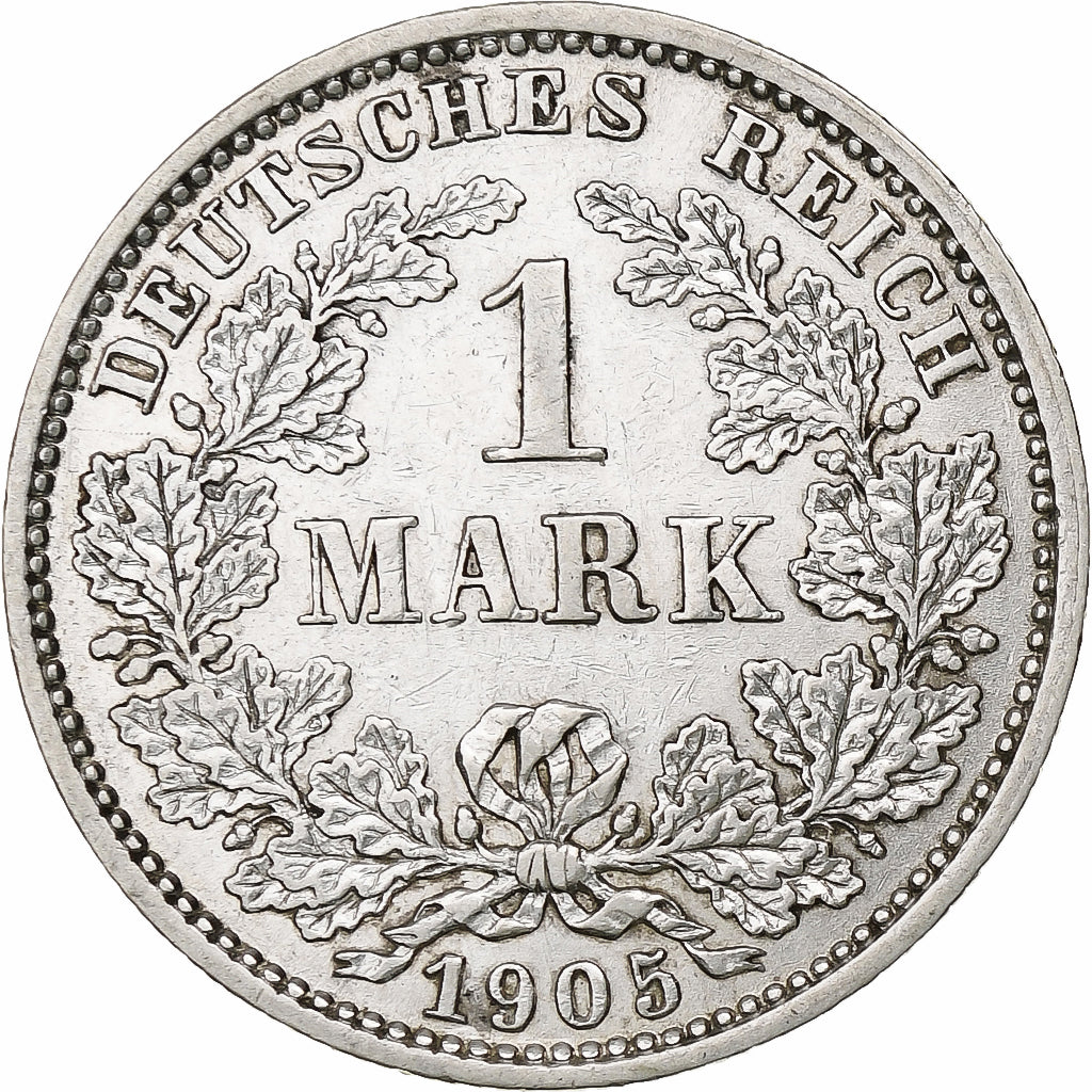GERMANIA - IMPERO, Wilhelm II, Mark, 1905, Muldenhütten, Argento, SPL-, KM:14